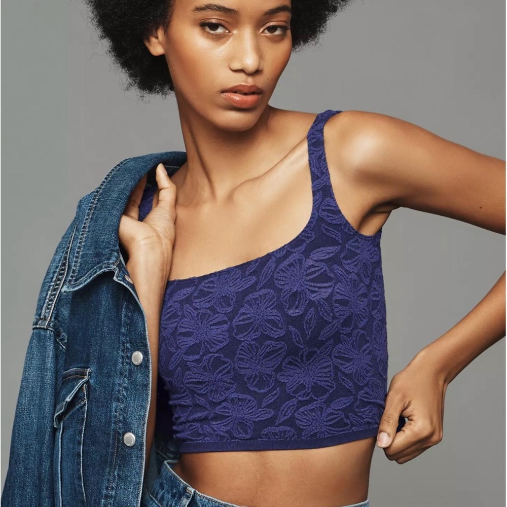 Anthropologie the Hannah Seamless Textured Tank Top Size: XXS/XS